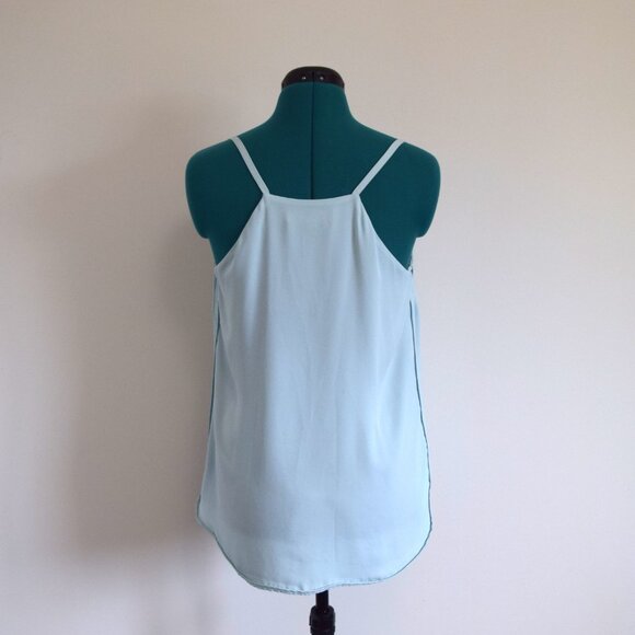 Light Sky Blue Flowy Tank Top - Picture 3 of 7